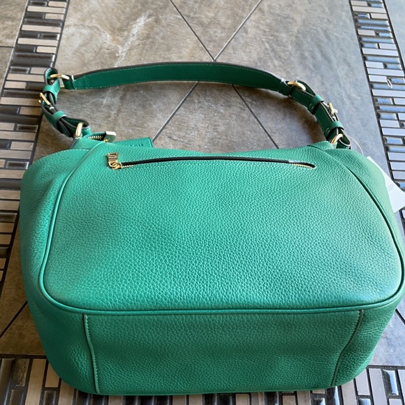 COACH Rori Shoulder Bag COLOR: Gold/Bright Jade - Picture 3 of 16
